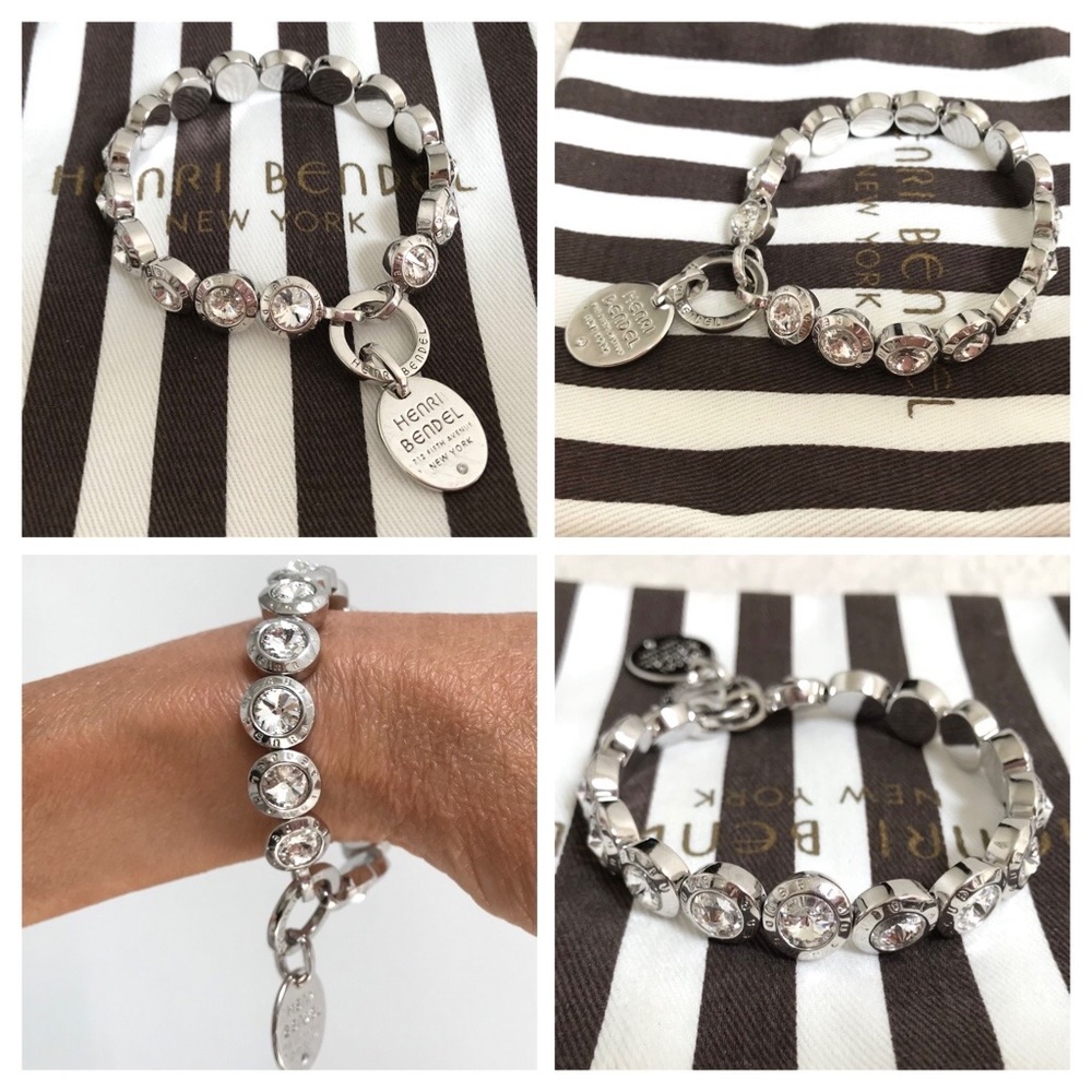 HTF💎HENRI BENDEL Swarovski Stretch Bracelet